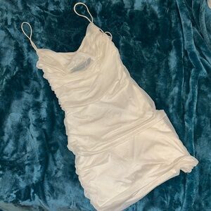 Party club short dress. Size small. Light cream-yellowish color.